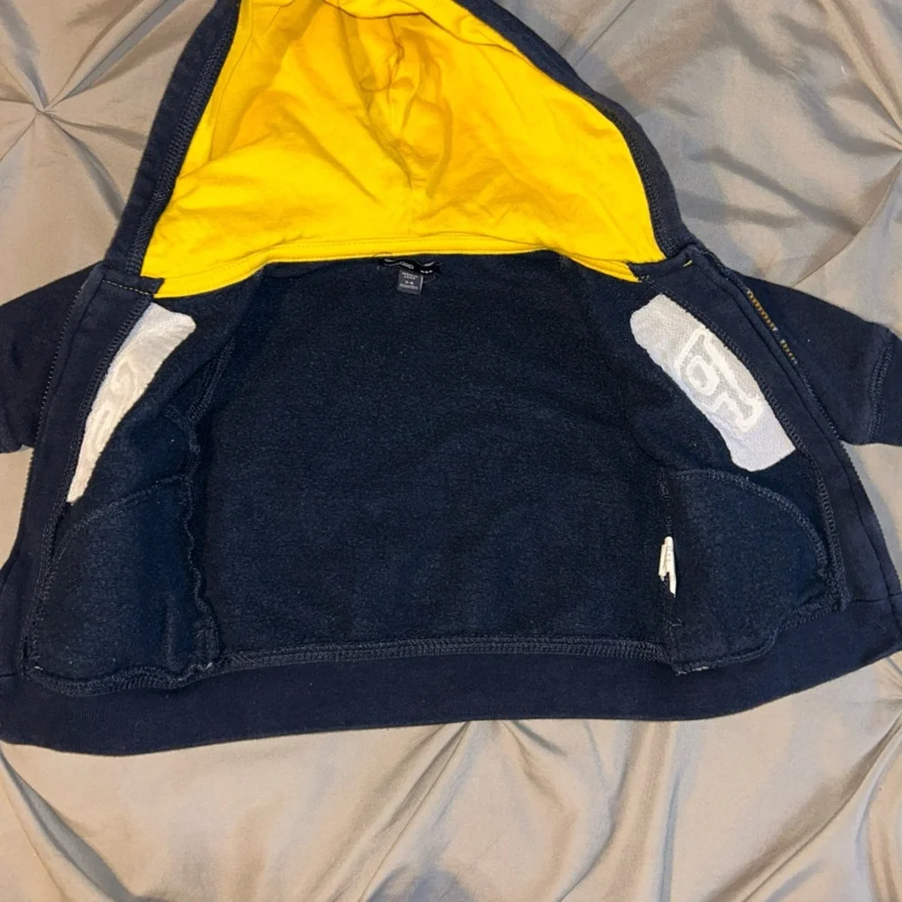 GAP Kids Hoodie in Navy and‎ Yellow 3-6 months